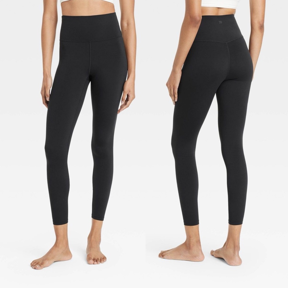 All in Motion Women's Effortless Support High-Rise Leggings Black NWT